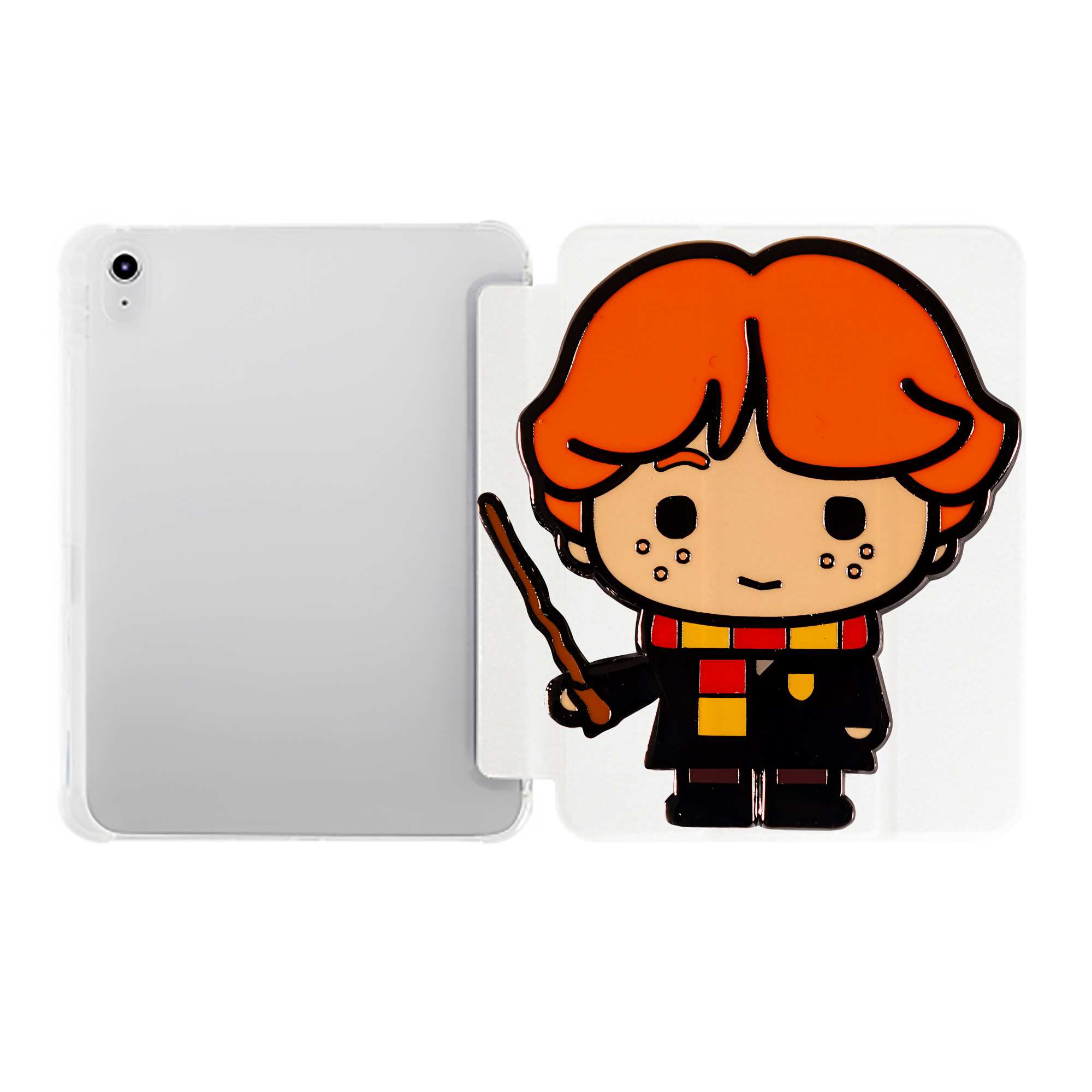 （画像用） Harry Potter ハリー・ポッターシリーズ IPad ケース ペン収納付き 三つ折りスタンド PUレザー×シリコン 対応機種9.5/10.5/10.9インチ